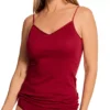 HANRO 1601 Cotton Seamless V-Neck Camisole - Mercerized Cotton Luxury Underwear -Her Room US hanro han001 1601 gs