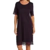 HANRO Sophie Short Sleeve Nightgown -Her Room US hanro han001 74877 gs