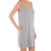 HANRO Natural Elegance Tank Gown - Soft Viscose Sleeveless Sleepwear with Pockets -Her Room US hanro han001 76386 gs