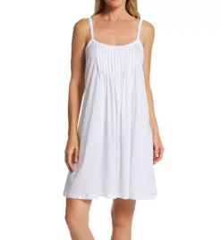 HANRO Juliet Mercerized Cotton Babydoll – Flowing Sleeveless Sleepwear Chemise -Her Room US hanro han001 7747 fs