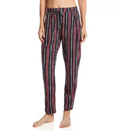 HANRO Sleep & Lounge Ornamental Print Cotton-Modal Knit Long Pajama Pant -Her Room US hanro han001 77882 fs