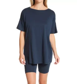 Honeydew Intimates Mauve Dusty Rose Travel Light SS Terry Lounge Short Set -Her Room US honeydew hndw01 21117 fs