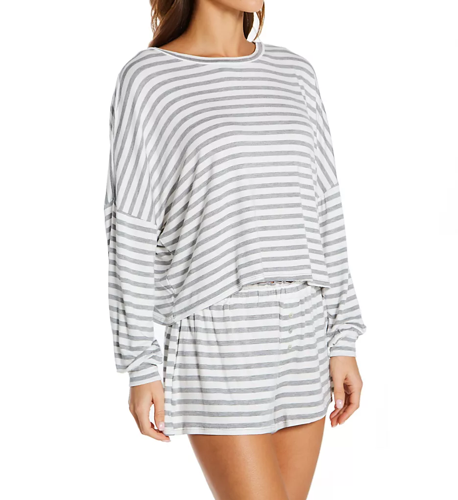 Honeydew All American Jersey Shortie Set – Patriotic Print Long Sleeve Pajamas 3 Honeydew All American Jersey Shortie Set – Patriotic Print Long Sleeve Pajamas