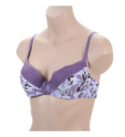 Microfiber Lace Demi Underwire Bra -Her Room US ilu01 71070084 01