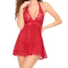 Sheer Halter Babydoll Set -Her Room US ilusion ilu01 71042112 gs