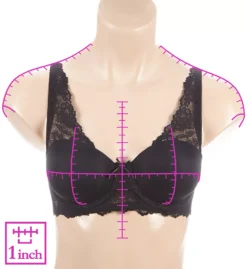 Hypnotic Microfiber Lace Demi Bra -Her Room US ilusion ilu01 71070001 ns7