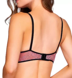Strappy Lace Cut Out Demi Underwire Bra -Her Room US ilusion ilu01 71070070 bs