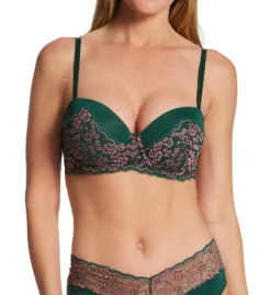 Two-toned Lace Push Up Bra