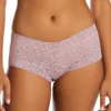 Sheer Stretch Lace Boyshort Panty -Her Room US ilusion ilu01 71078007 gs
