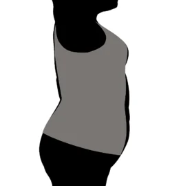 InstantFigure Curvy Slimming Tank - Black Silky Knit Hourglass Compression Shaping Camisole -Her Room US instantfigure insf01 t40021x cs6