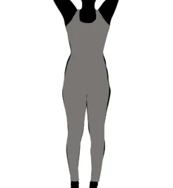 InstantFigure Full Body Tank Bodysuit - Ankle-Length Seamless Compression Shaper -Her Room US instantfigure insf01 wb40231 cs6