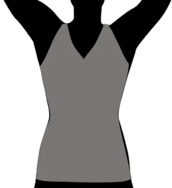 InstantFigure Hi-Back Shirred Front Slimming Tank Top – Compression Shaping Camisole -Her Room US instantfigure insf01 wt40011 cs6