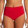 Jantzen Solids Comfort Core High Rise Cheeky Swim Bottom -Her Room US jantzen jtz01 23171h gs