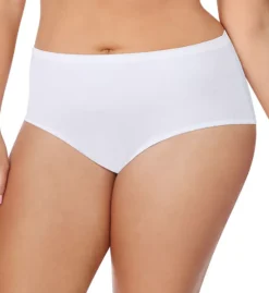 Cool Comfort Cotton White Brief Panty - 6 Pack -Her Room US just my size just01 16106p fs