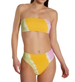 L Space Daisy Diamond Tie-Dye Frenchi High-Cut Leg Brazilian Swim Bottom -Her Room US l space lspc01 htfrb20 cs1
