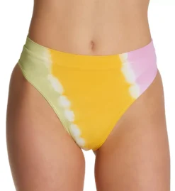L Space Daisy Diamond Tie-Dye Frenchi High-Cut Leg Brazilian Swim Bottom -Her Room US l space lspc01 htfrb20 fs