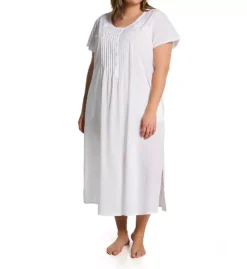 Plus 100% Cotton Woven Lace Applique Ballet Gown