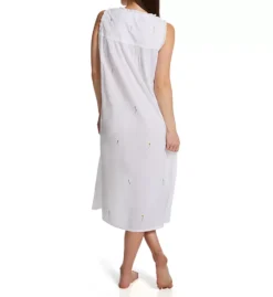 100% Cotton Woven Sleeveless Long Nightgown -Her Room US la cera lace01 1286g bs