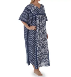 100% Cotton Block Pattern Caftan