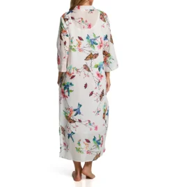 100% Cotton Voile Lined Hummingbird Print Caftan -Her Room US la cera lace01 3055 bs
