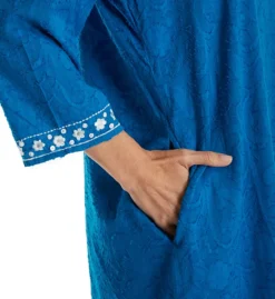 100% Cotton Woven Embroidered Jacquard Caftan -Her Room US la cera lace01 3117 cs2