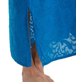 100% Cotton Woven Embroidered Jacquard Caftan -Her Room US la cera lace01 3117 cs3