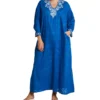 Plus 100% Cotton Woven Embroidered Jacquard Caftan -Her Room US la cera lace01 3117x gs