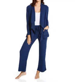 La Cera Comfort French Terry Wide Leg Pant – Ultra Soft Lounge & Sleepwear -Her Room US la cera lace01 7573 cs1