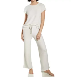 La Cera Comfort French Terry Wide Leg Pant – Ultra Soft Lounge & Sleepwear -Her Room US la cera lace01 7573 cs3
