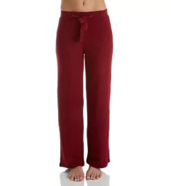 La Cera Comfort French Terry Wide Leg Pant – Ultra Soft Lounge & Sleepwear -Her Room US la cera lace01 7573 fs