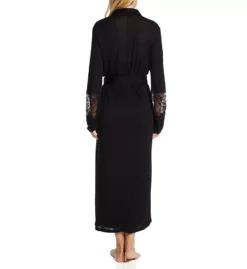 LA PERLA Brigitta Long Robe – Ultra-Soft Modal with Italian Lace Insets -Her Room US la perla lape01 48210 bs