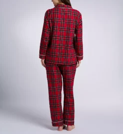 Lanz of Salzburg Classic 100% Cotton Flannel Long Sleeve Pajama Set with Piped Trim -Her Room US lanz of salzburg lanz01 5716839 bs