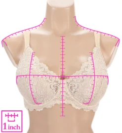 Ava Scallop Lace Cup Underwire Bra -Her Room US leading lady lea001 5044 ns7