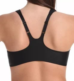 Brigitte Full Figure Front Close Racerback Bra -Her Room US leading lady lea001 5415 bs