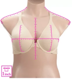 Brigitte Full Figure Front Close Racerback Bra -Her Room US leading lady lea001 5415 ns7