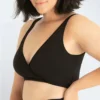 Charlene Crossover Mesh Trim Wireless Bralette