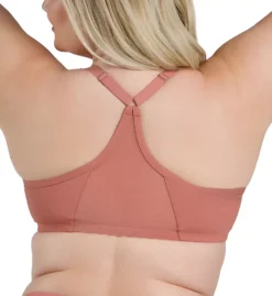 Brigitte Front Close Racerback T-Shirt Bra -Her Room US leading lady lea001 5915 bs