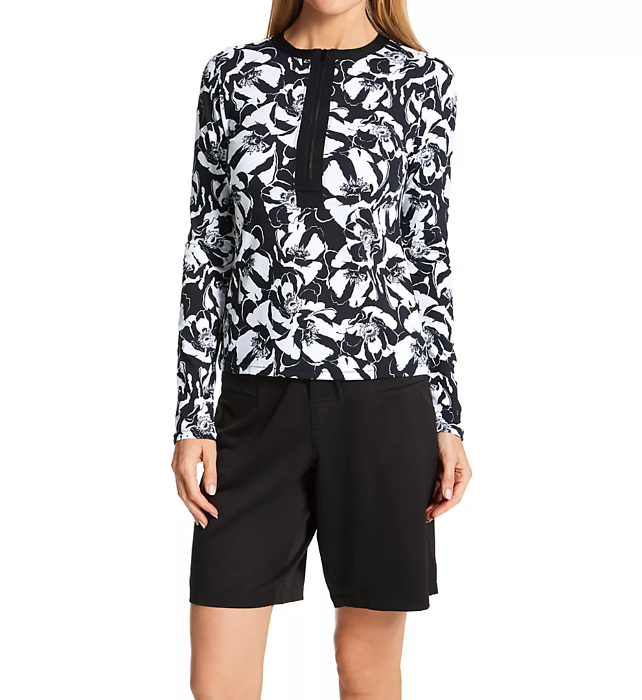 Leilani Surf City 10-Inch Stretch Boardshorts – Women's Relaxed Fit Swim Bottoms 6 Leilani Surf City 10-Inch Stretch Boardshorts – Women's Relaxed Fit Swim Bottoms - Image 4