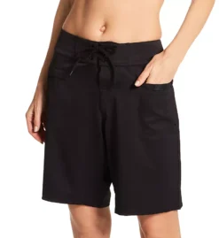 Leilani Surf City 10-Inch Stretch Boardshorts – Women's Relaxed Fit Swim Bottoms