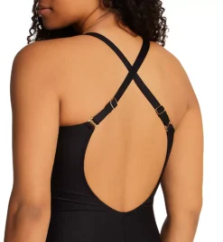 Leonisa Classic Sculpting Cross-Front V-Neck One Piece Swimsuit -Her Room US leonisa leo001 190707b cs1