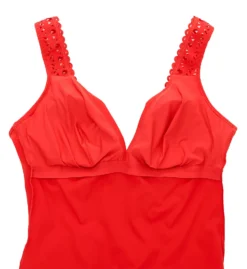 Lise Charmel Ajourage Couture Black Non-Wire One Piece Swimsuit - Laser-Cut Strap Plunge Back -Her Room US lise charmel lich01 aba6915 cs6