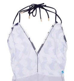 Lise Charmel Croisiere For Ever Modern Print Wireless Halter One-Piece Swimsuit with Gold Hardware -Her Room US lise charmel lich01 abb9776 cs6