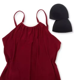 Magicsuit Goldie Romper One Piece Swimsuit - Black with Goldtone Necklace Detail -Her Room US magicsuit mags01 6006033 cs5