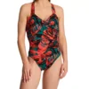 MagicSuit Livin Lush Nico Tropical Palm Print – Ruched Sweetheart One Piece Swimsuit -Her Room US magicsuit mags01 6016568 gs