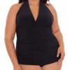Magicsuit Plus Size Yvonne Black Slimming Swim Dress – Ruched Halter Plunging One-Piece 2 Magicsuit Plus Size Yvonne Black Slimming Swim Dress – Ruched Halter Plunging One-Piece -Her Room US magicsuit mags01 606080w gs