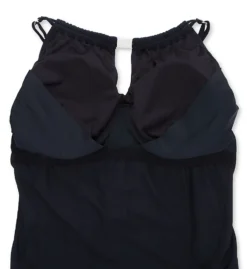 MagicSuit Susan Midnight Black Blouson - Plus Size One Piece Swim Dress with Adjustable Side Ties -Her Room US magicsuit mags01 6072w cs5