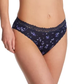 Maidenform High Leg Bikini Panty With Lace - 3 Pack