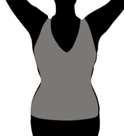 SlimMe Seamless Shaping Tank by MeMoi – Deep V-Neck Midsection Compression Camisole -Her Room US memoi sm001 msm 117 cs2