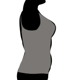 SlimMe Seamless Shaping Tank by MeMoi – Deep V-Neck Midsection Compression Camisole -Her Room US memoi sm001 msm 117 cs3