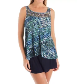 Miraclesuit Solid Black Skirted Brief – Slimming High-Rise Tummy Control Swim Bottom -Her Room US miraclesuit mira01 6516602 cs3